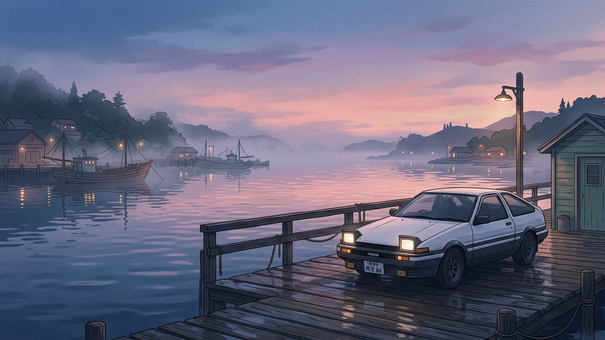 Cozy Harbor AE86 theme screenshot