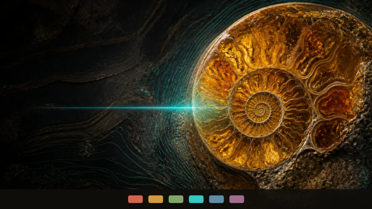 Neon Fossil theme screenshot
