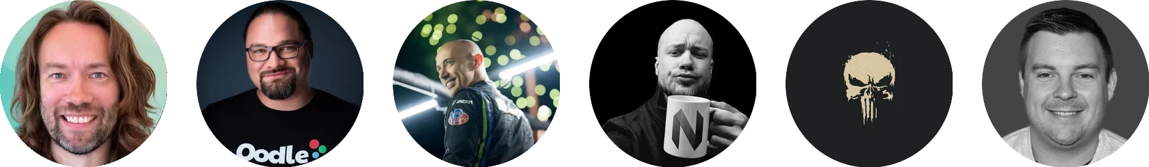 DHH, Ryan Hughes, Tobi Lütke, Bjarne Øverli, HANCORE und Spencer Bull